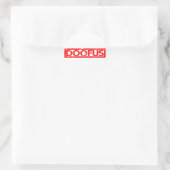 Sticker Rond Timbre de Dods (Sac)