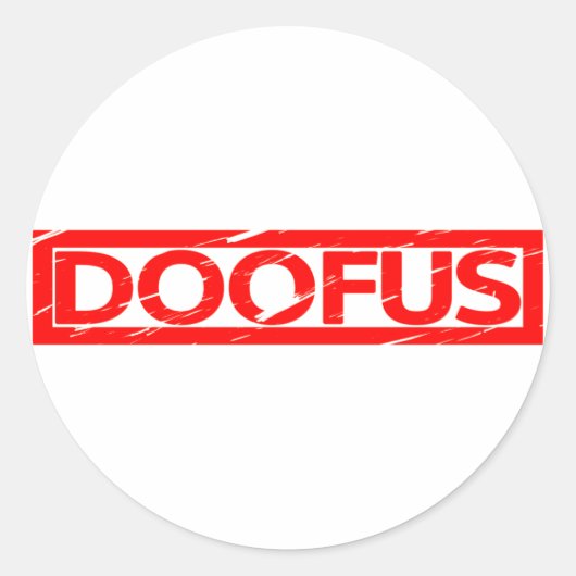 Sticker Rond Timbre de Dods (Devant)