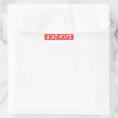 Sticker Rond Timbre de fin (Sac)