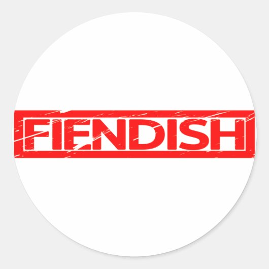 Sticker Rond Timbre de fin (Devant)