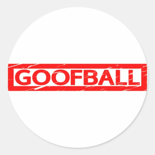 Sticker Rond Timbre de goélette (Devant)