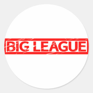 Sticker Rond Timbre de la Big League