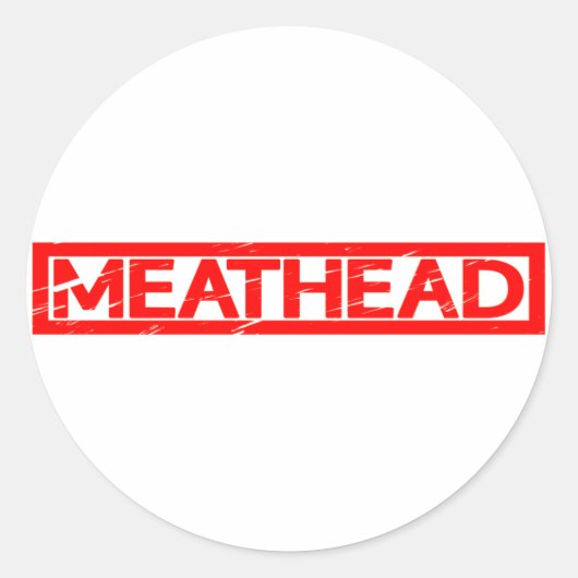 Sticker Rond Timbre de la théière (Devant)