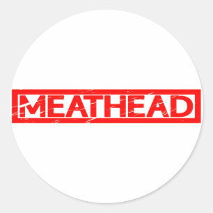 Sticker Rond Timbre de la théière