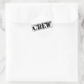 Sticker Rond Timbre de l'équipage (Sac)