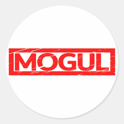 Sticker Rond Timbre de Mogul (Devant)