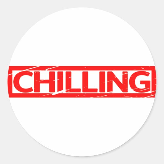 Sticker Rond Timbre de refroidissement (Devant)