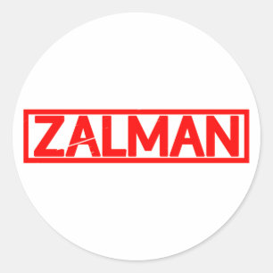 Sticker Rond Timbre de Zalman