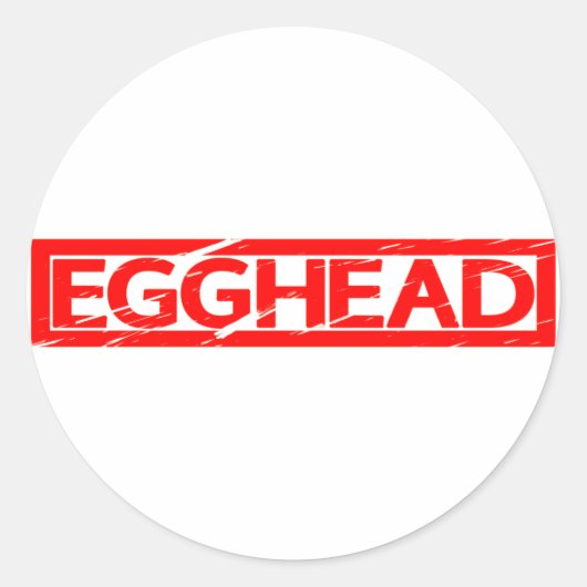Sticker Rond Timbre d'Egghead (Devant)