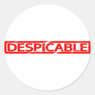 Sticker Rond Timbre désagréable
