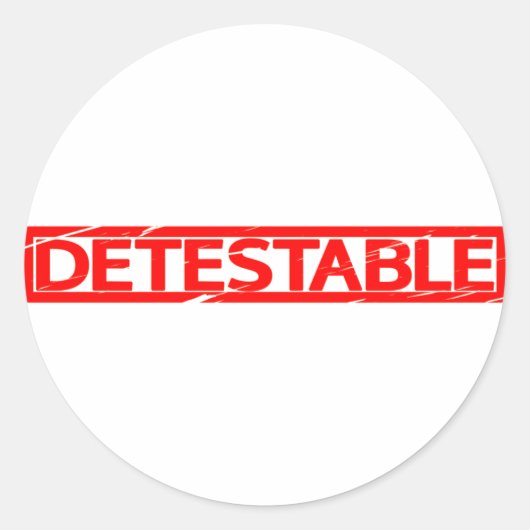 Sticker Rond Timbre détectable (Devant)