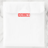 Sticker Rond Timbre doré (Sac)