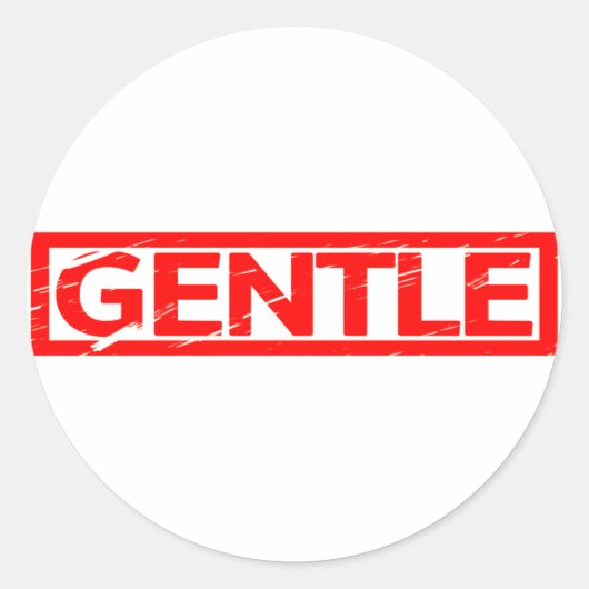 Sticker Rond Timbre doux (Devant)