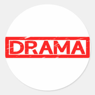 Sticker Rond Timbre dramatique