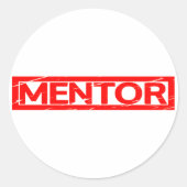 Sticker Rond Timbre du mentor (Devant)
