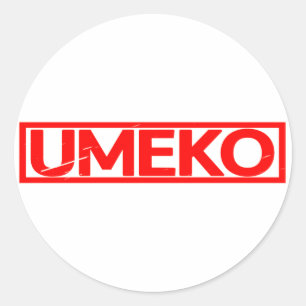 Sticker Rond Timbre d'Umeko