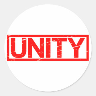 Sticker Rond Timbre d'unité