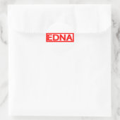 Sticker Rond Timbre Edna (Sac)