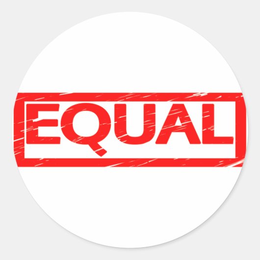 Sticker Rond Timbre égal (Devant)
