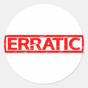 Sticker Rond Timbre erratique