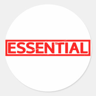 Sticker Rond Timbre essentiel