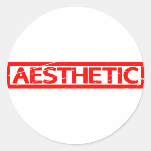 Sticker Rond Timbre esthétique