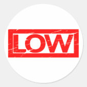 Sticker Rond Timbre faible (Devant)