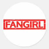 Sticker Rond Timbre Fangirl (Devant)