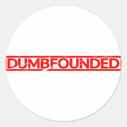 Sticker Rond Timbre fondé sur une image (Devant)