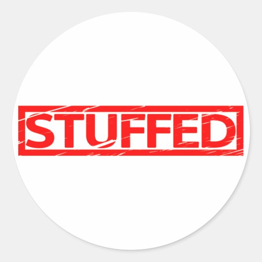 Sticker Rond Timbre fourré (Devant)