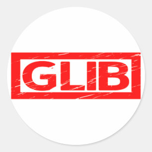 Sticker Rond Timbre Glib