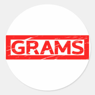 Sticker Rond Timbre Grams