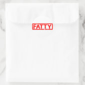 Sticker Rond Timbre gras (Sac)