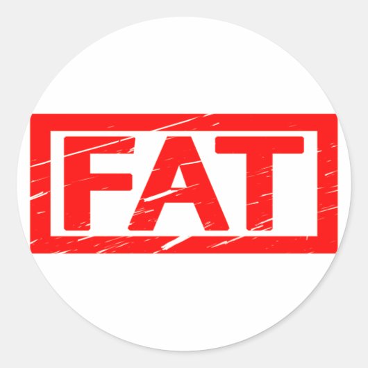 Sticker Rond Timbre gras (Devant)