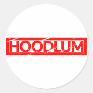 Sticker Rond Timbre Hoodlum