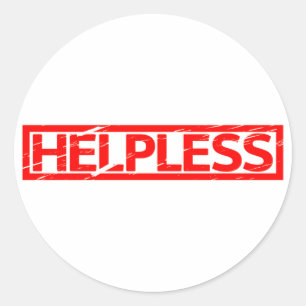 Sticker Rond Timbre impuissant
