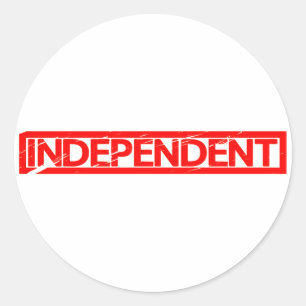 Sticker Rond Timbre indépendant