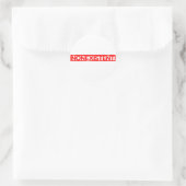 Sticker Rond Timbre inexistant (Sac)