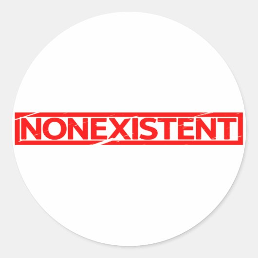 Sticker Rond Timbre inexistant (Devant)