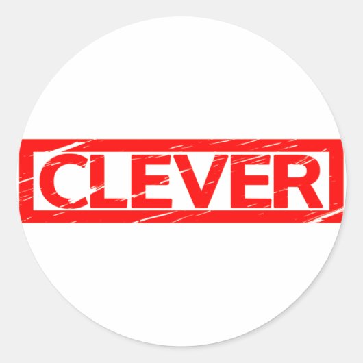 Sticker Rond Timbre intelligent (Devant)