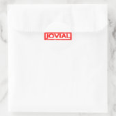 Sticker Rond Timbre jovial (Sac)