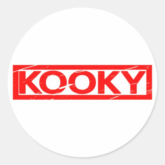 Sticker Rond Timbre Kooky (Devant)