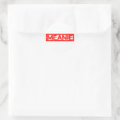Sticker Rond Timbre Meanie (Sac)
