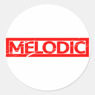 Sticker Rond Timbre mélodique