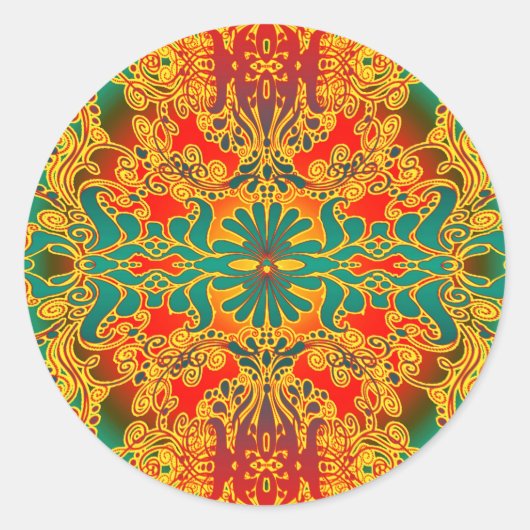 Sticker Rond timbre mental (Devant)