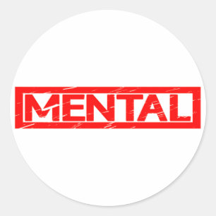 Sticker Rond Timbre mental