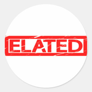Sticker Rond Timbre monté