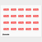 Sticker Rond Timbre MVP (Feuille)