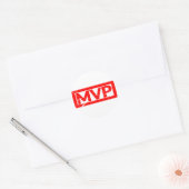 Sticker Rond Timbre MVP (Enveloppe)