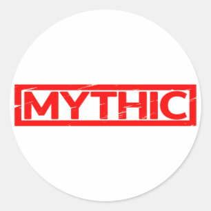 Sticker Rond Timbre Mythique
